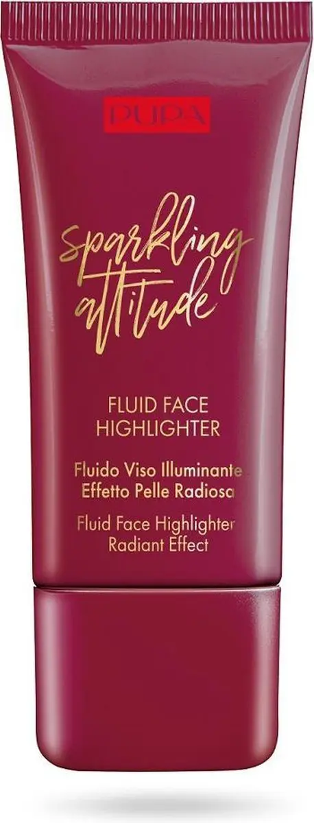 Pupa Milano Sparkling Attitude Fluid Face Highlighter 001 Metal Gold