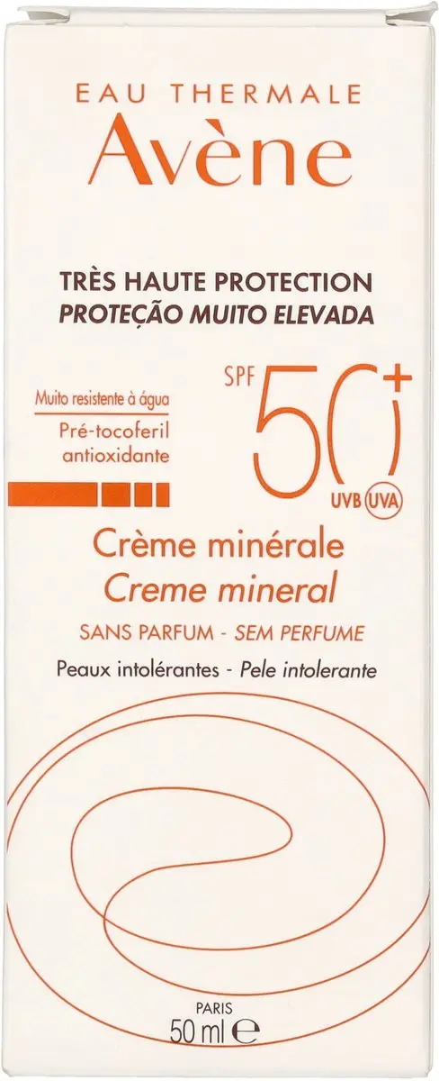 Avène Zonnebrand Mineral Cream 50+ 50ml
