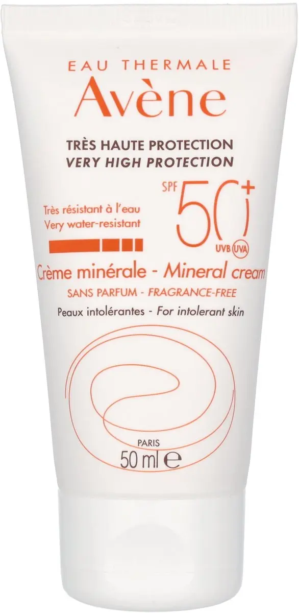Avène Zonnebrand Mineral Cream 50+ 50ml