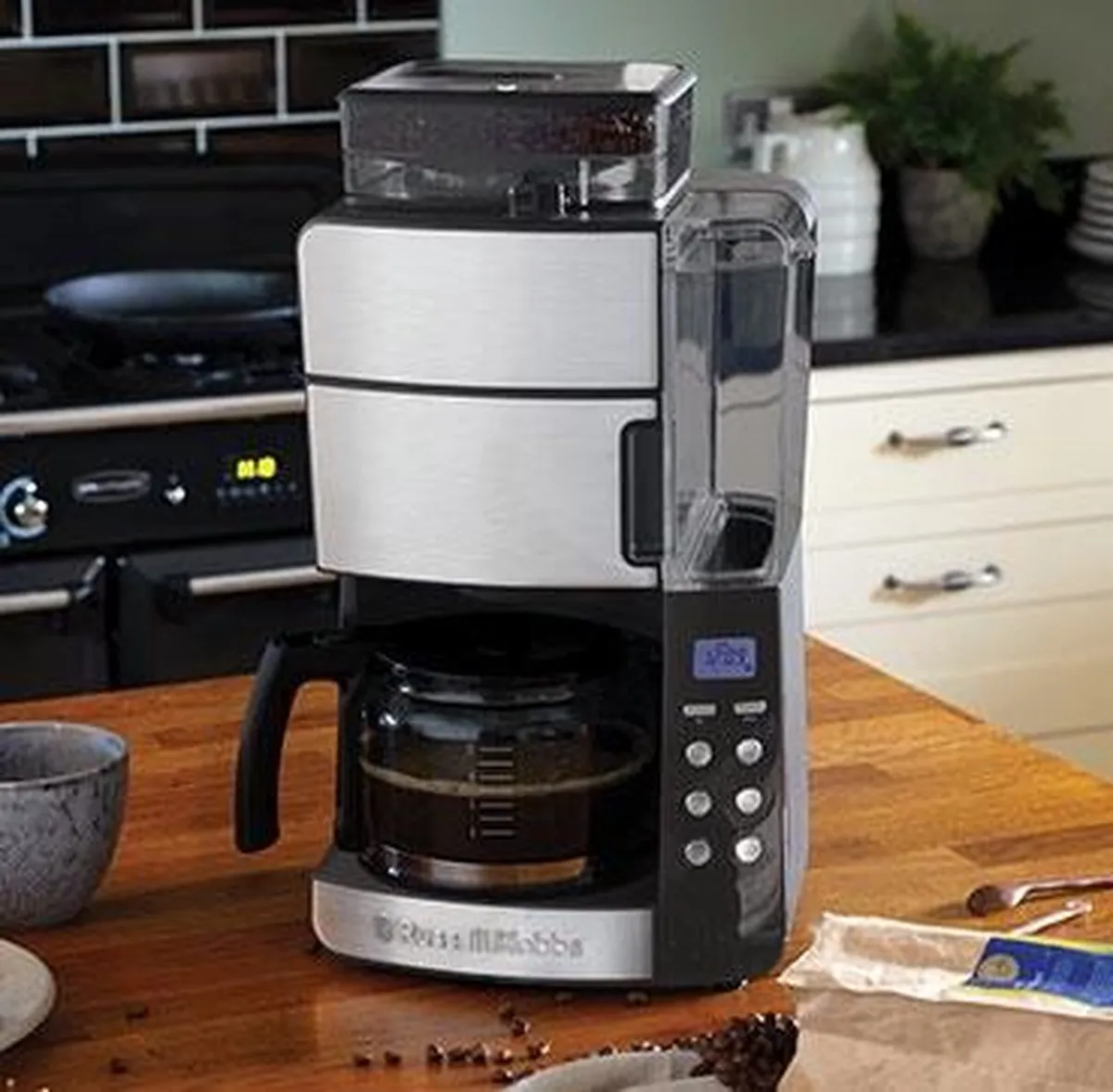 Russell Hobbs Grind and Brew 25610-56 Combinatiekoffiemachine 1,25L - Zwart/Roestvrijstaal