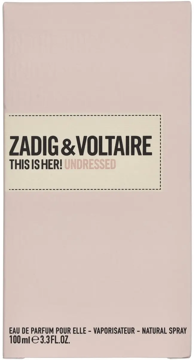 Zadig & Voltaire This Is Her! Undressed Damesparfum 100ml