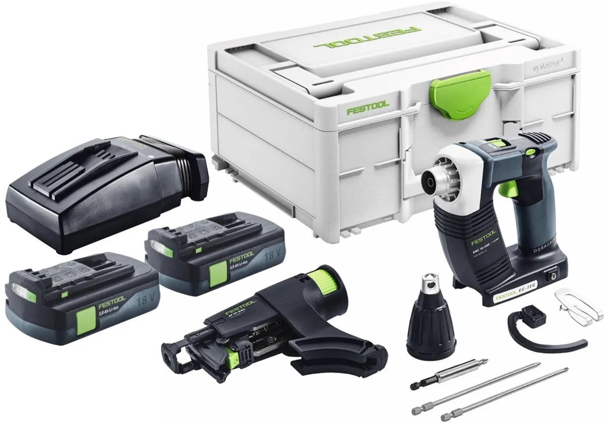 Festool DURADRIVE DWC 18-2500 Accuschroevendraaier 18V - 2x 3.0Ah + Lader