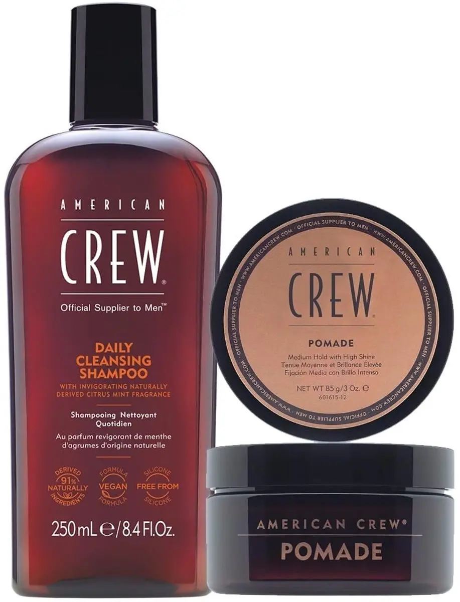 American Crew Daily Shampoo & Pomade Set 335ml