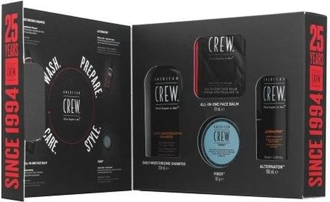 American Crew Ac Men Most Wanted Strong Hold Grooming Set - 4 Stuks