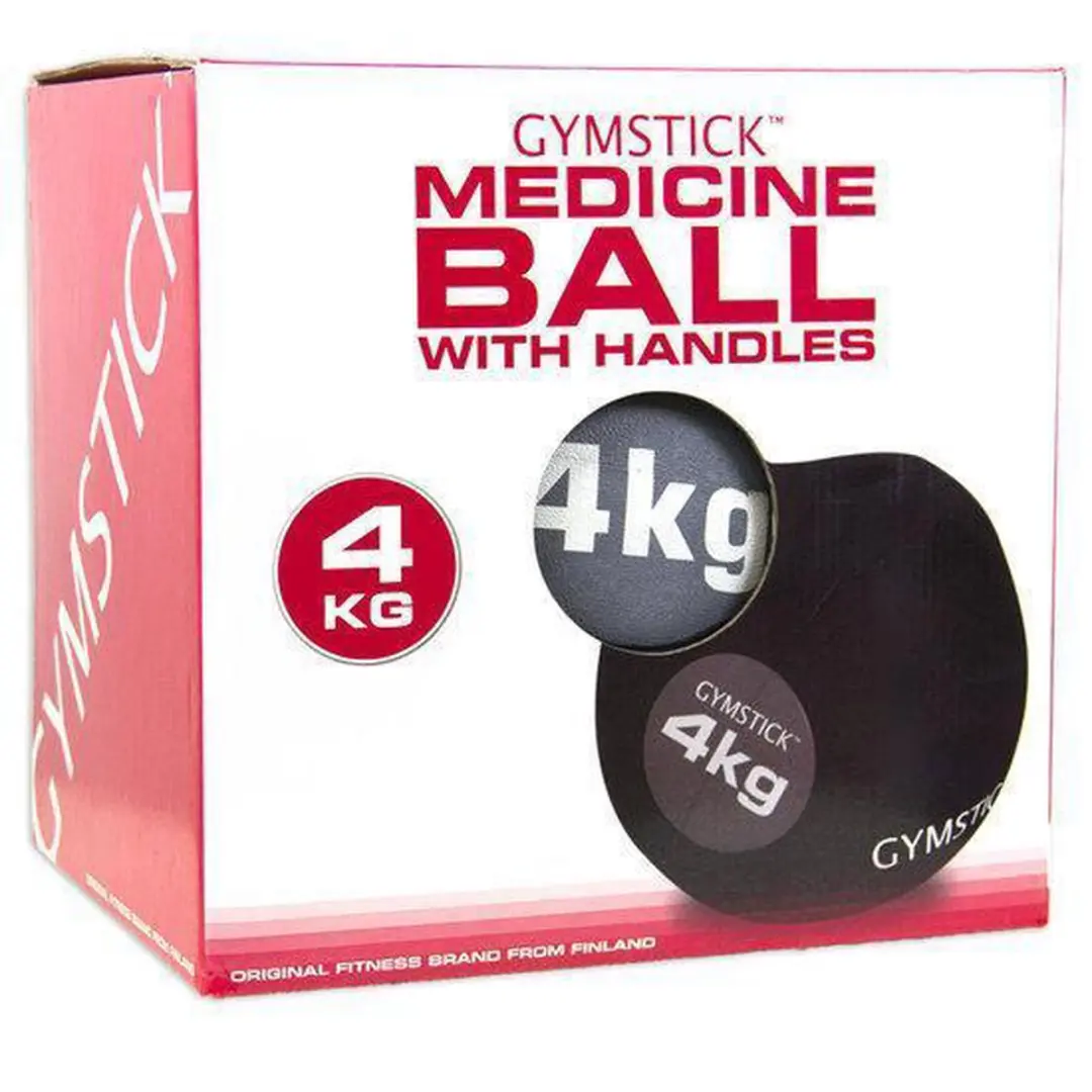 Gymstick Medicijnbal 4 kg - met Handvaten