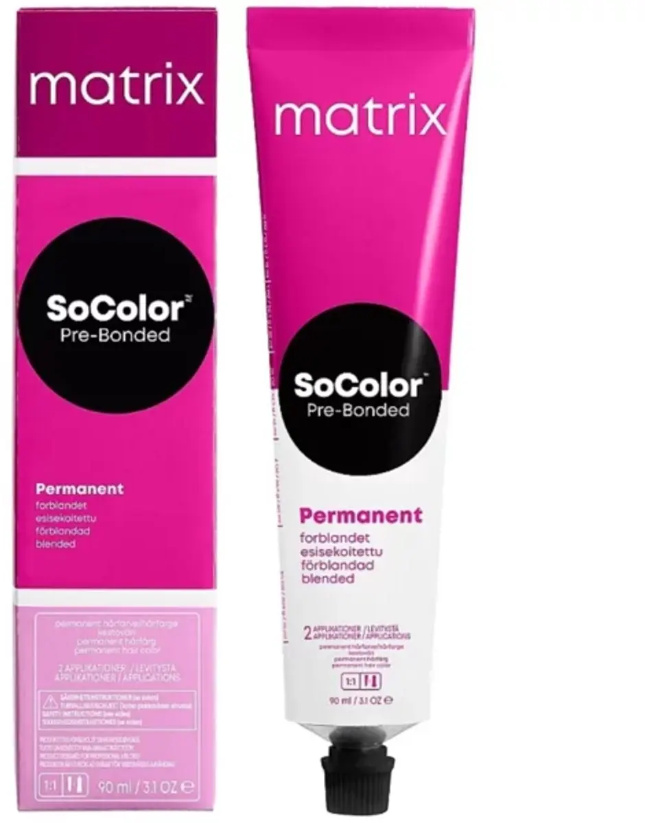 Matrix Socolor Pre-Bonded Permanent Haarkleur 90ml