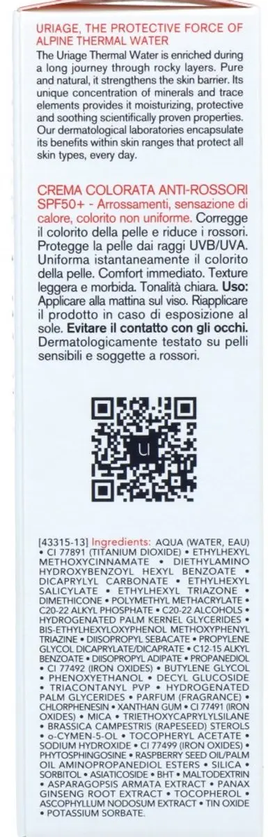 Uriage Roséliane CC Cream SPF50+ - 40ml