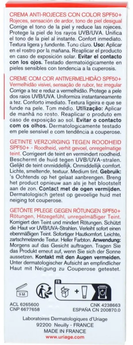 Uriage Roséliane CC Cream SPF50+ - 40ml