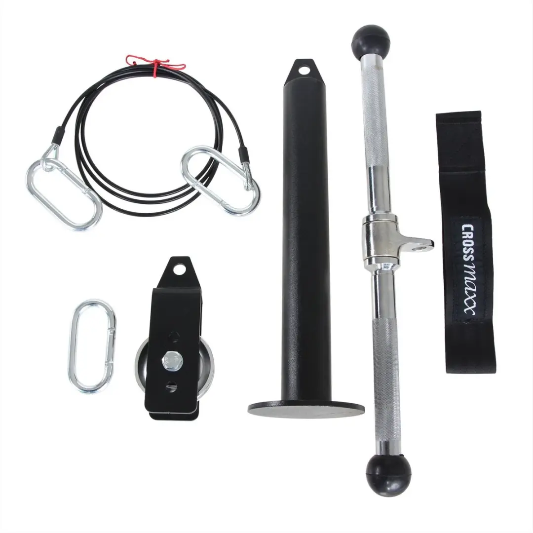 LifeMaxx Crossmaxx Pulley System - Zwart/Zilver