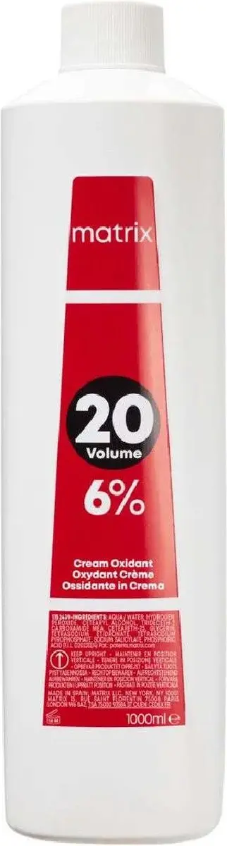 Matrix Cream Developer Oxidant 20 Vol 1000ml