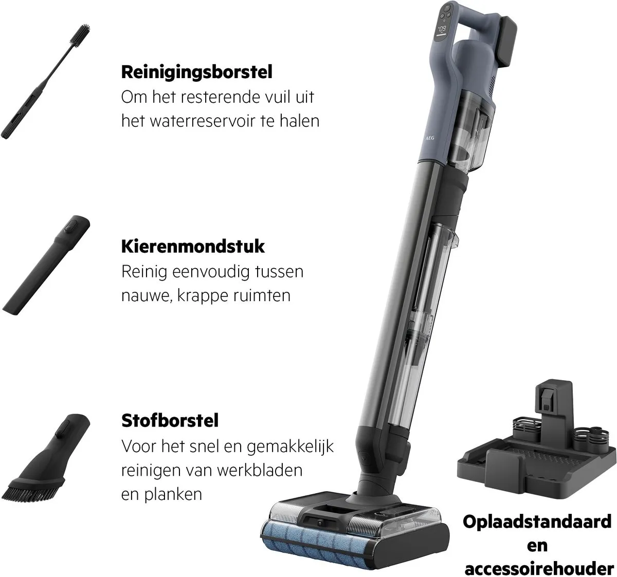 AEG AW82U1DB Vloerreiniger 92W - Blauw