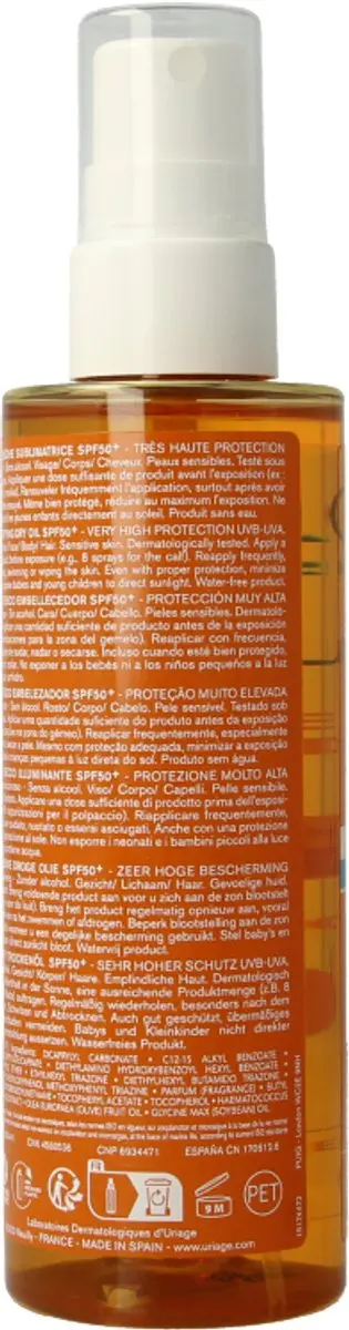 Uriage Bariesun SPF50+ Olie 200ml