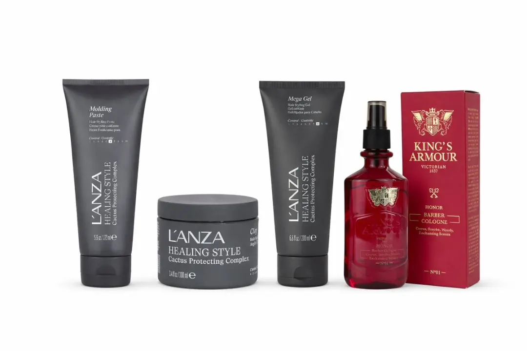L'anza Styling Clay & King’s Armour Cologne Set