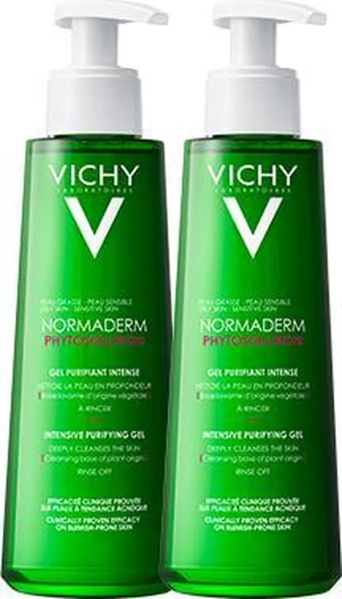 Vichy Normaderm Phytosolution Zuiverende Gel 200ml - 2 Stuks