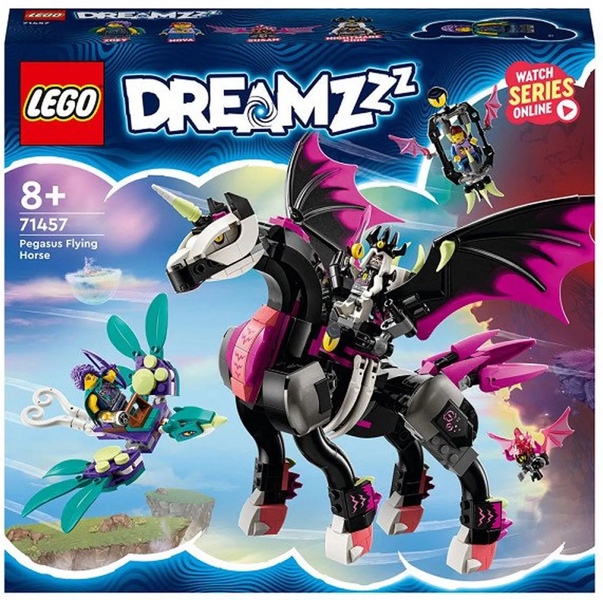 LEGO DREAMZzz Pegasus 71457 Speelgoed - 482 Stukken - 3 Minifiguren