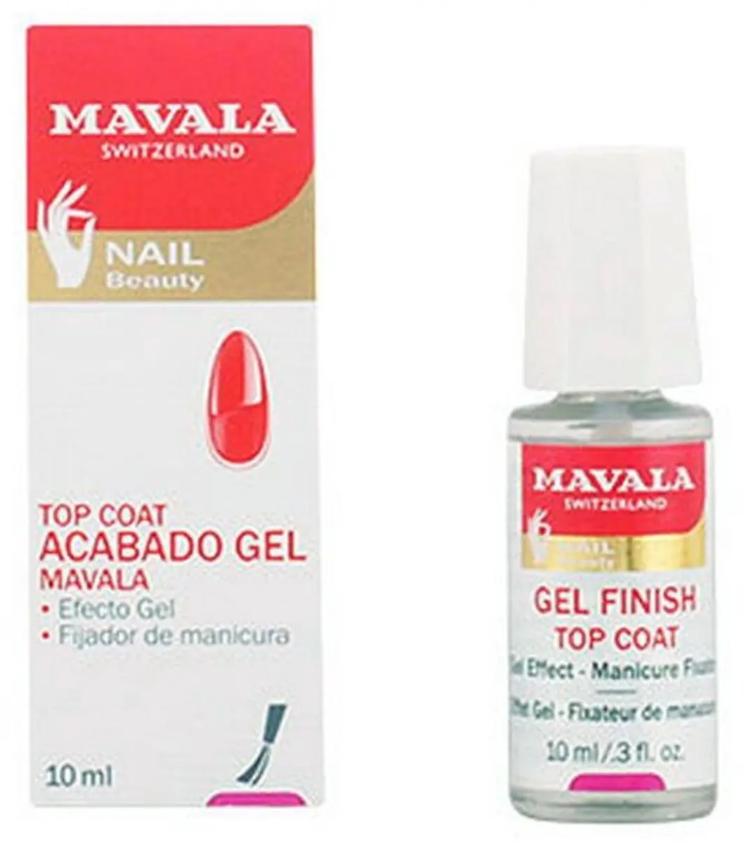 Mavala Topcoat Gel Finish 10ml - Clear