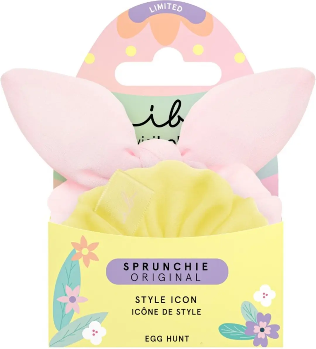 Invisibobble Limited Egg Hunt Sprunchie - Light Pink/Yellow