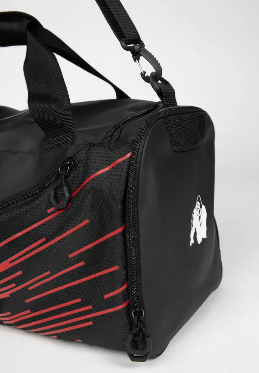Gorilla Wear Ohio Gym Bag - 40L - Zwart/Rood