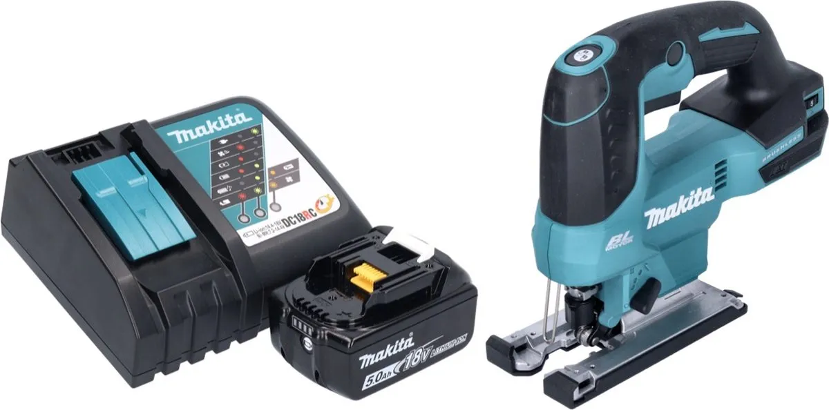 Makita DJV 184 RT1 Pendelzaag 18V - 3000 r/min - 1x 5,0Ah - afbeelding 3 van 5
