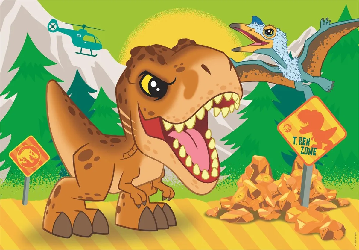 Clementoni Jurassic World Puzzel 40 Stuks - Multicolor - afbeelding 2 van 6