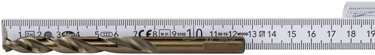 Milwaukee Metaalboren HSS-G Cobalt 9mm - 5 Stuks - DIN 338