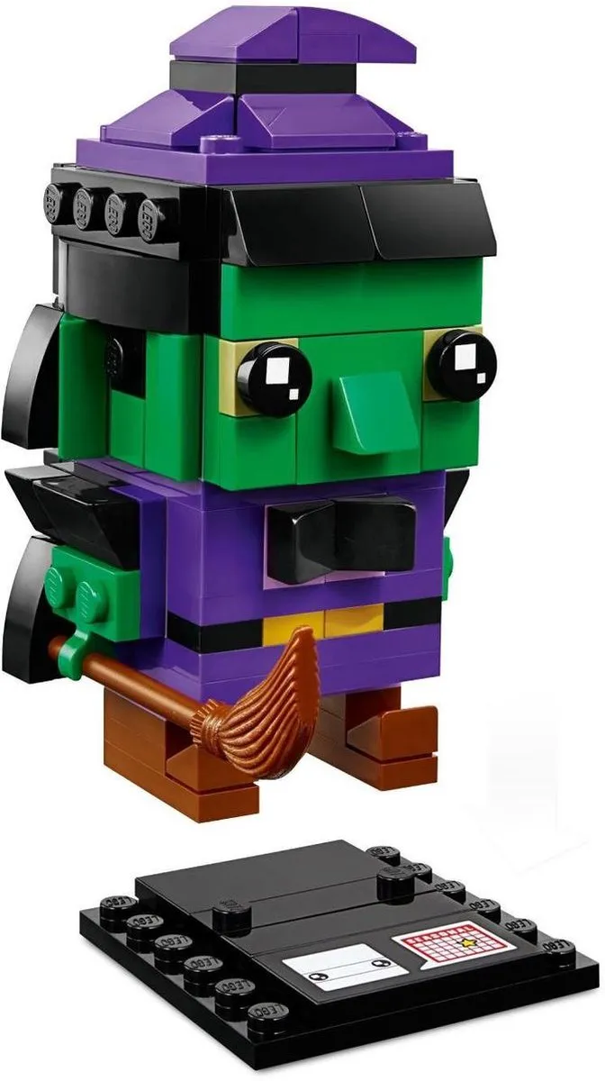 LEGO Brickheadz 40272 Halloween Heks - 151 Stukken - Groen/Paars - afbeelding 2 van 4