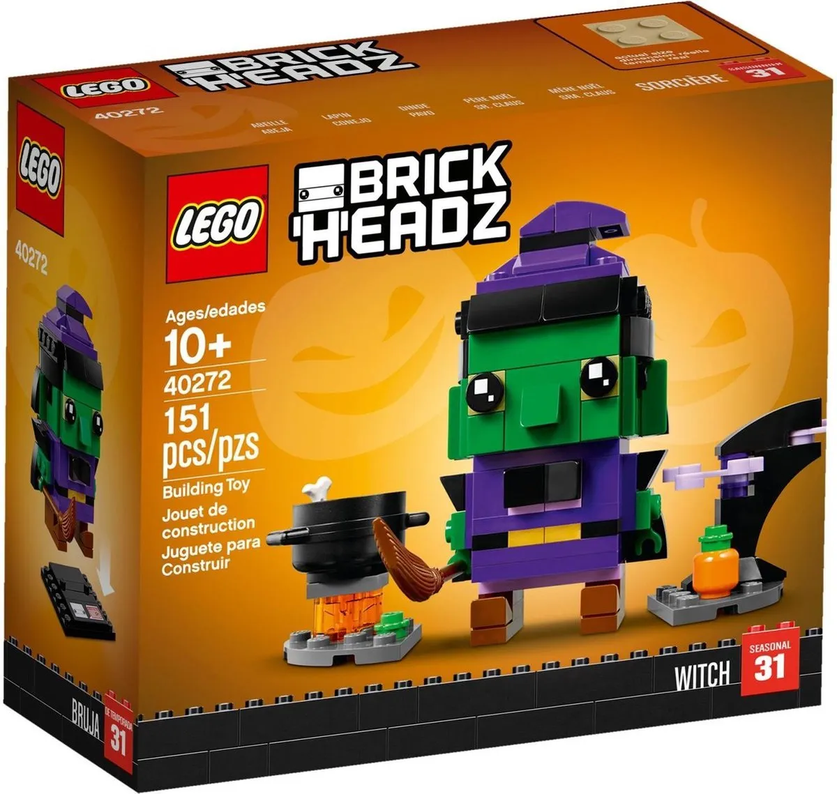 LEGO Brickheadz 40272 Halloween Heks