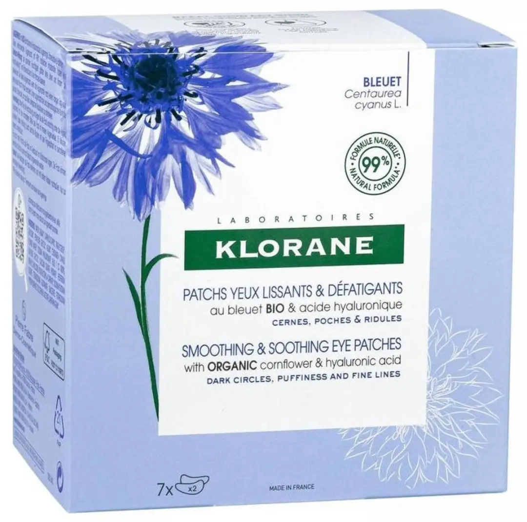 Klorane Gladmakende Ooglapjes 14ml - 14 Stuks