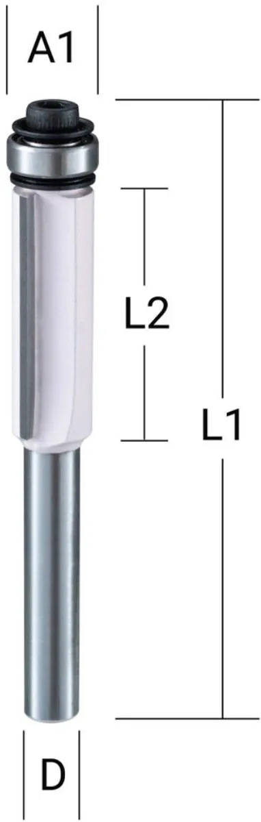 Makita Vlakfrees Ø9,5mm