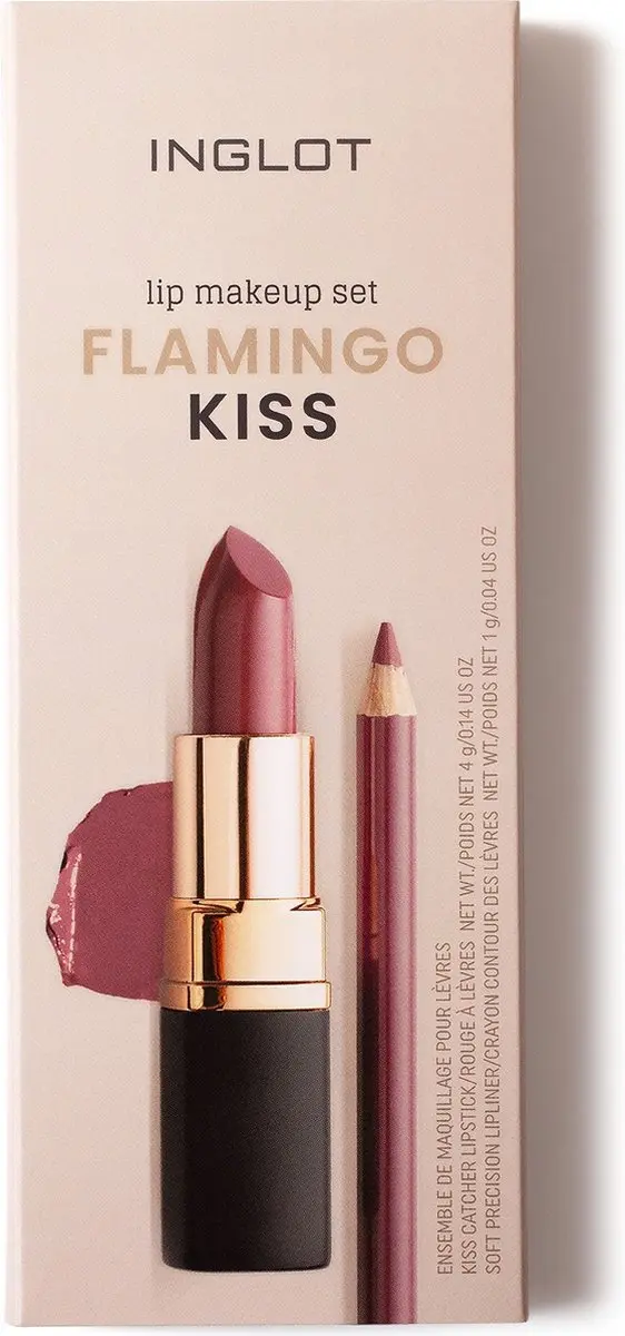Inglot Lip Makeup Set Flamingo Kiss 01