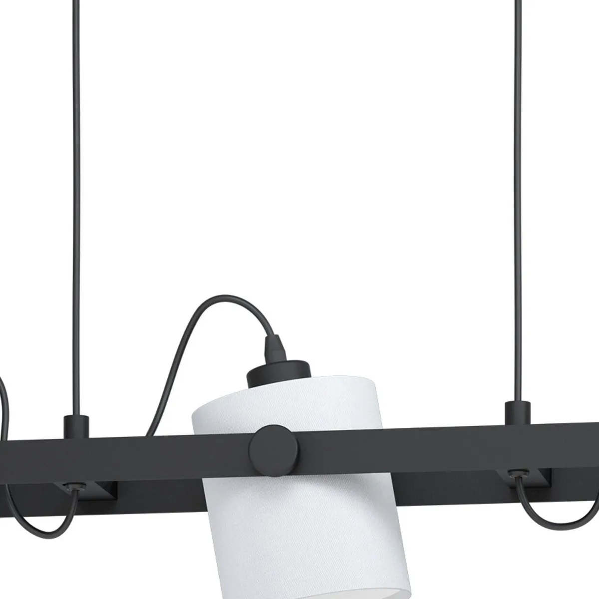 Eglo Hornwood 1 Hanglamp 78cm - Zwart/Wit