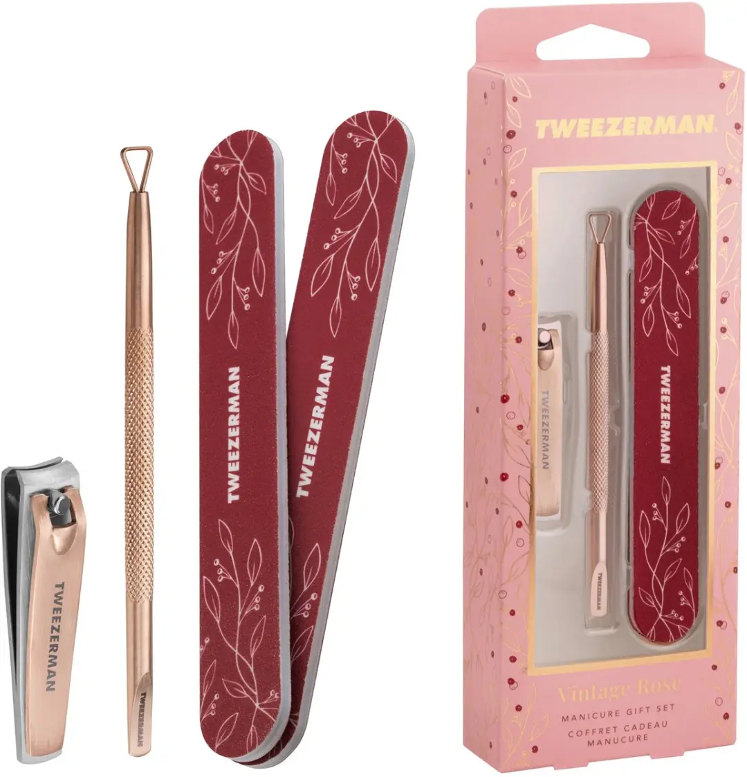 Tweezerman Vintage Rose Nagelverzorgingsset