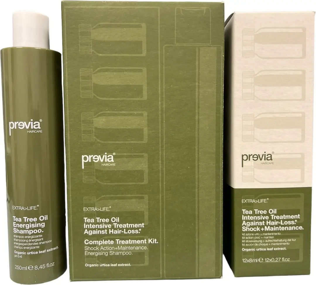 Previa EXTRA>LIFE Tea Tree Oil Haarbehandeling - 346ml (3x8ml)