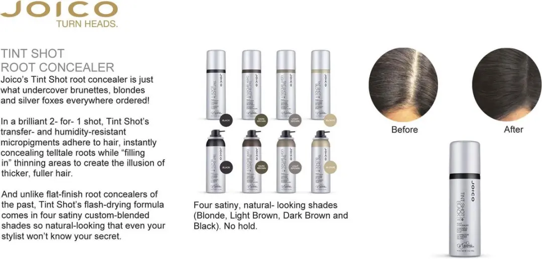 Joico Tint Shot Root Concealer Dark Brown 72ml