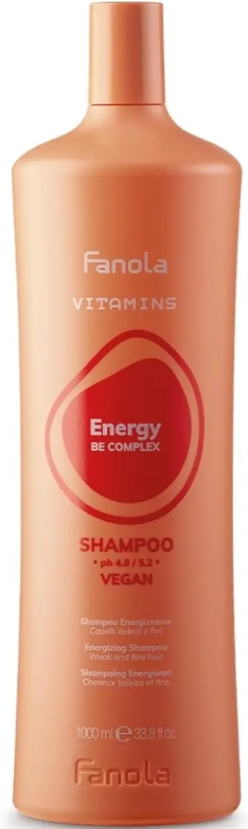 Fanola Vitamins Energizing Shampoo Be Complex 1000ml