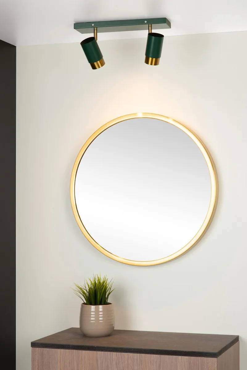 Lucide FLORIS - Plafondspot (Plafondlamp) - 2xGU10 - Groen