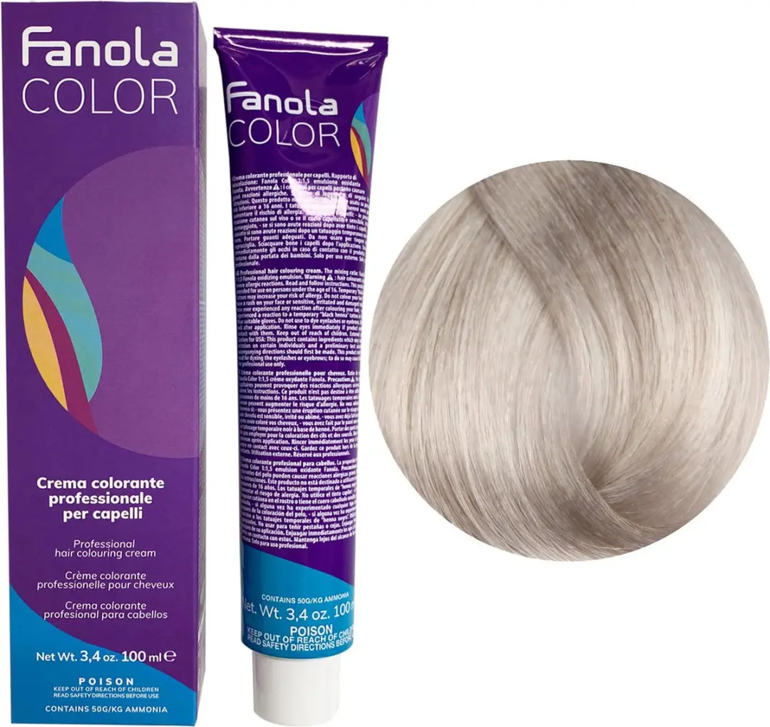 Fanola Professional Colouring Cream 12.1 Super Blonde Platinum Ash - 150ml