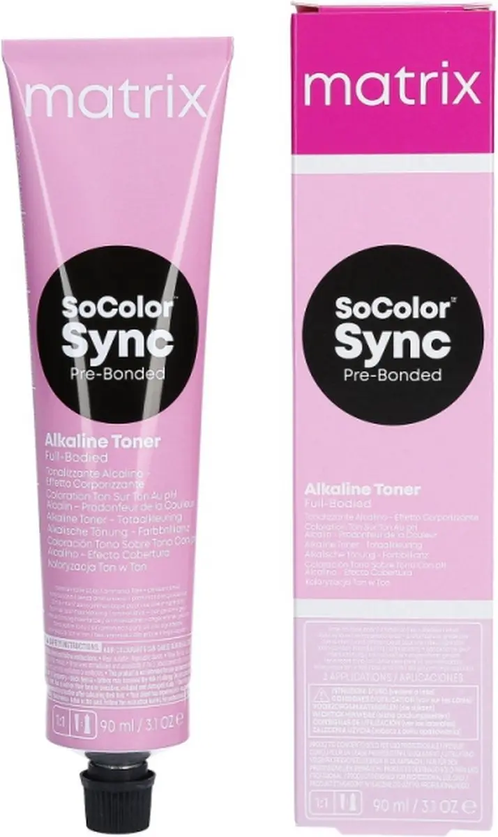 Matrix SoColor Sync Pre-Bonded Toner 6N 90ml - Donkerbruin