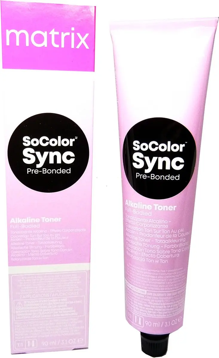 Matrix SoColor Sync Pre-Bonded Toner 6N 90ml - Donkerbruin