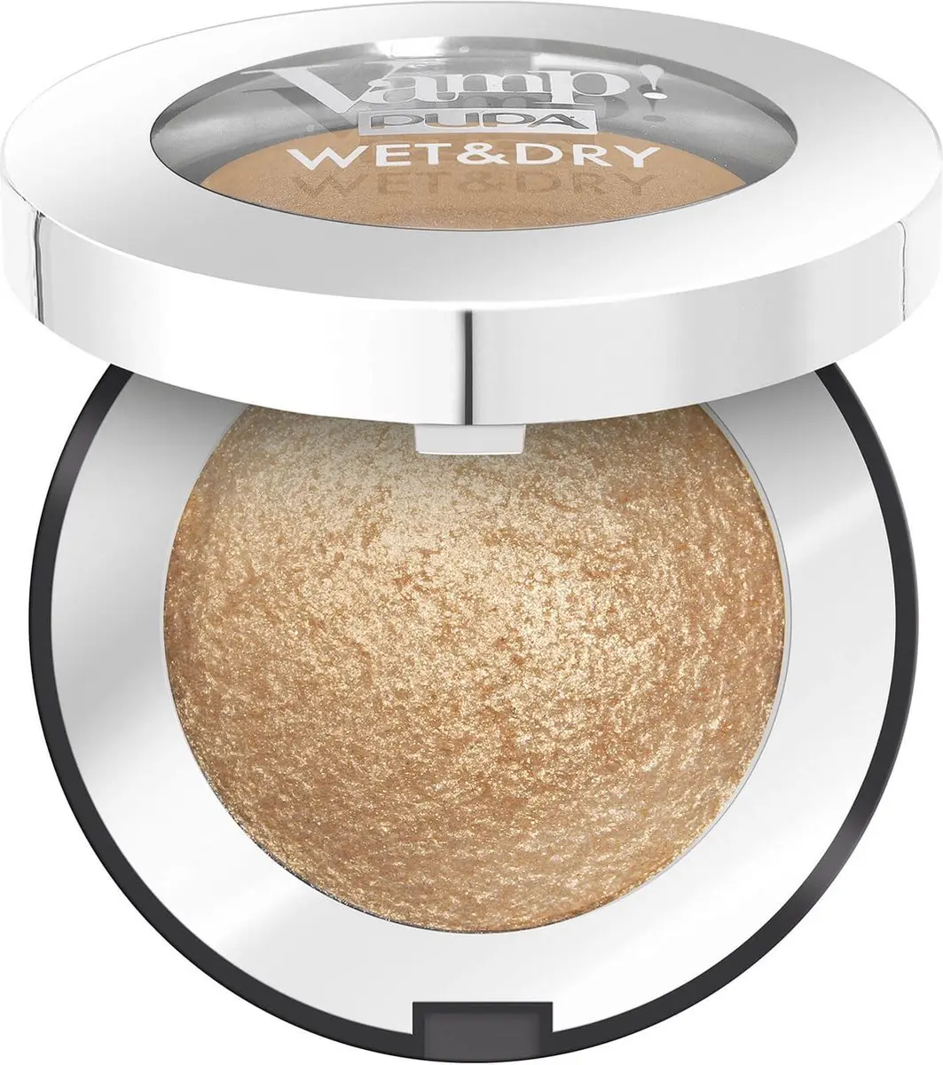 Pupa Milano Vamp! Wet & Dry Eyeshadow 101 Precious Gold