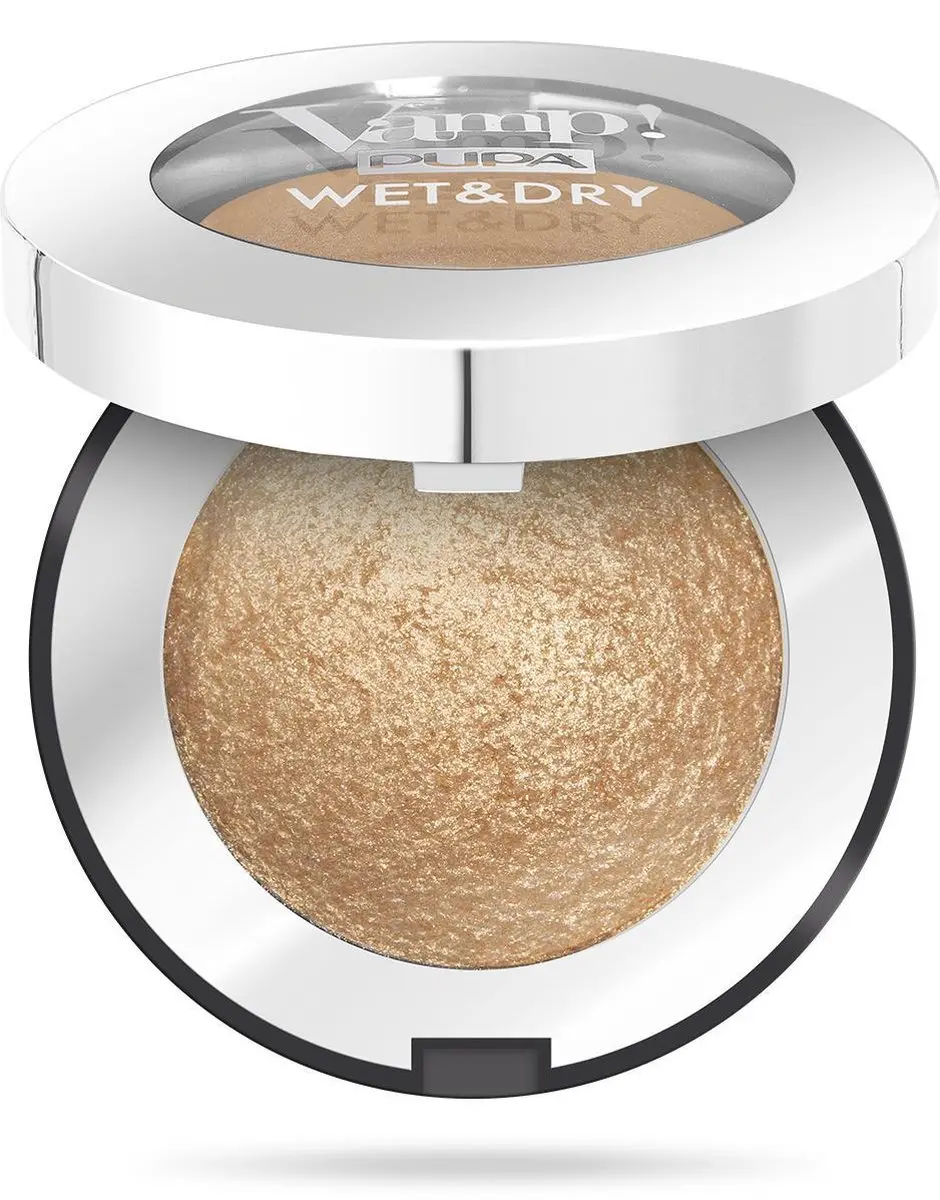 Pupa Milano Vamp! Wet & Dry Eyeshadow 101 Precious Gold