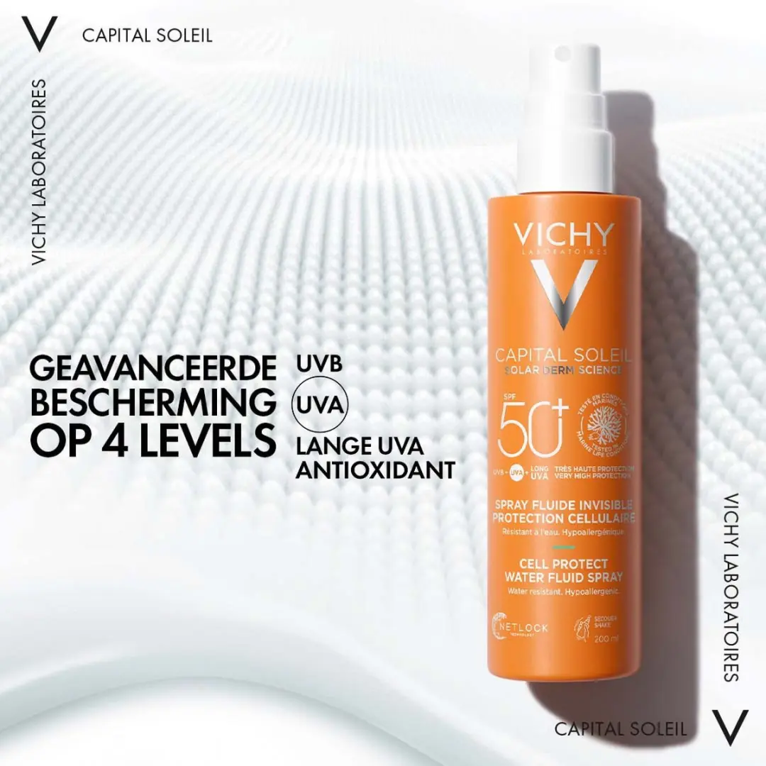 VICHY Capital Soleil Fluïde Spray Kids SPF50+ 200ml - afbeelding 6 van 6