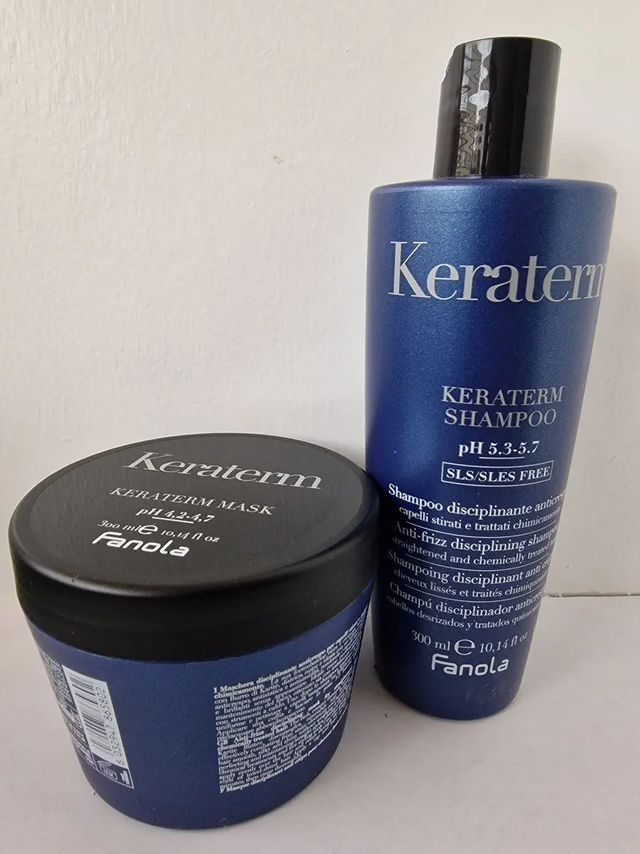 Fanola Keraterm Duo Shampoo & Mask 300ml - Steil haar