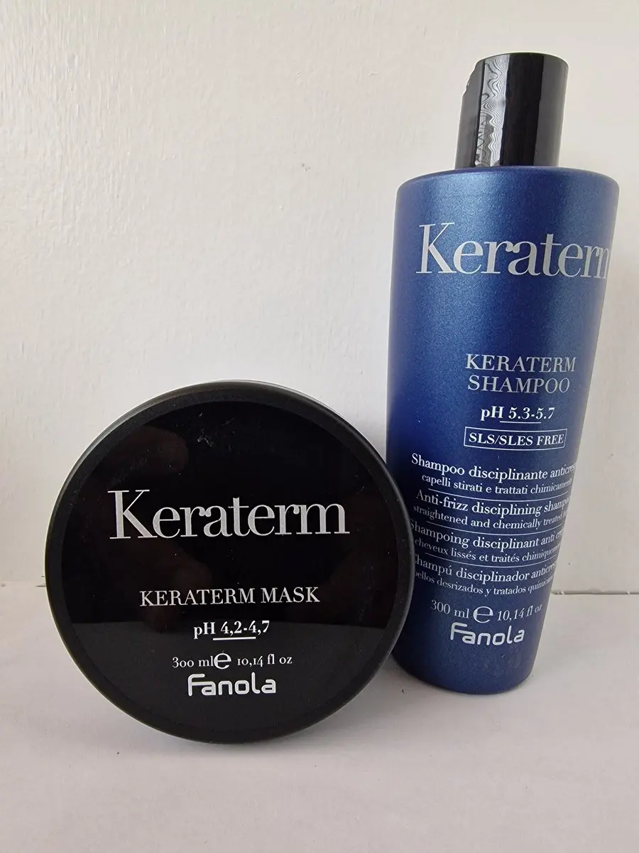 Fanola Keraterm Duo Shampoo & Mask 300ml - Steil haar