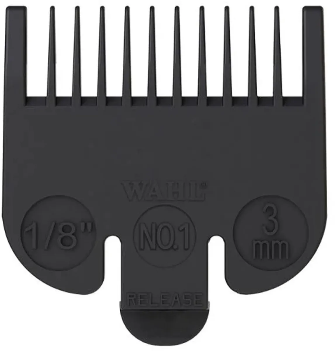 Wahl Opzetkam 3mm Nr.1 - Zwart