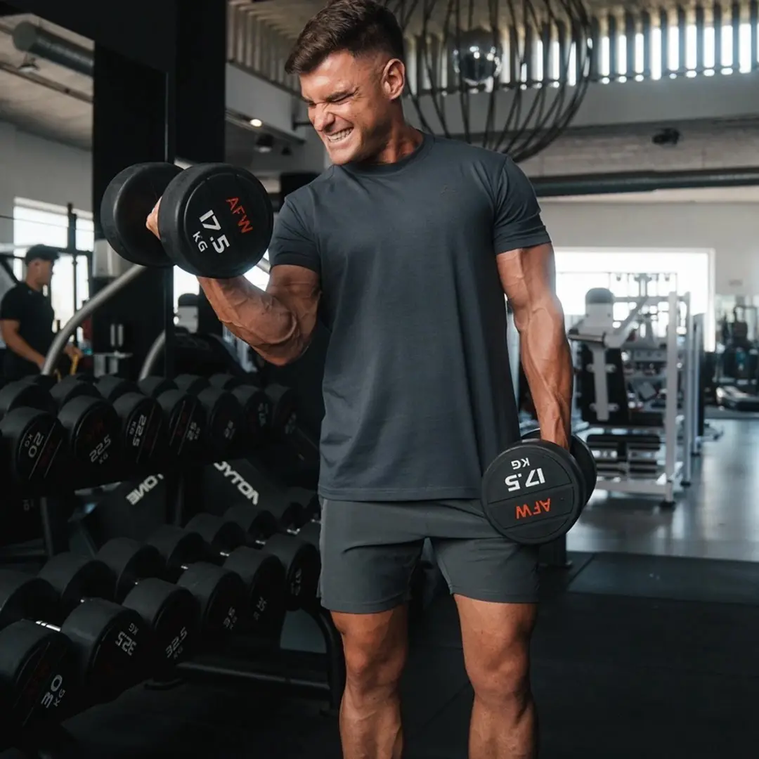Reeva Premium Active Short Sportbroek S - Grijs