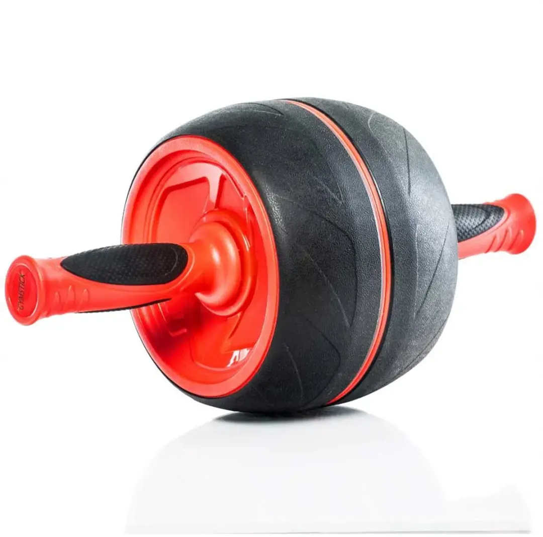 Gymstick Jumbo Ab Roller - Buikspiertrainer - Rood/Zwart - afbeelding 6 van 6
