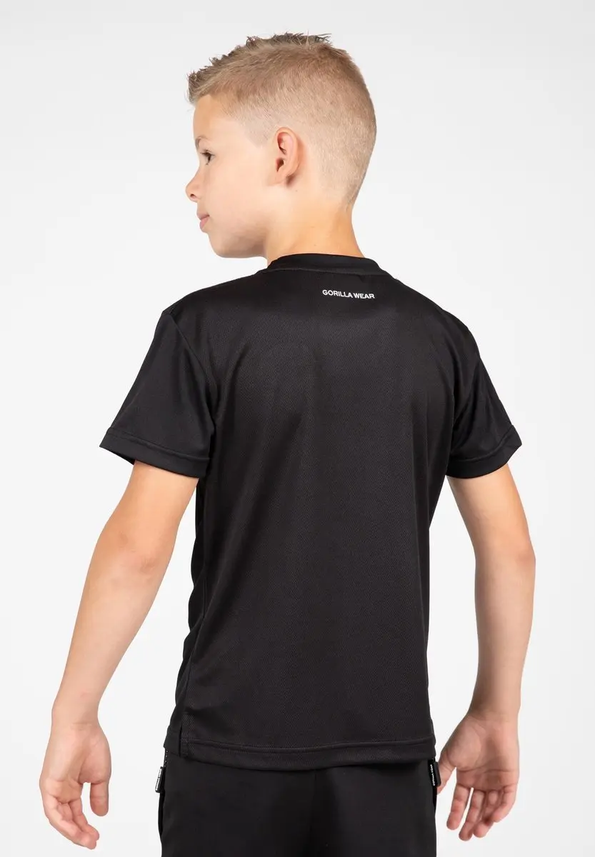 Gorilla Wear Vernon Kids T-shirt 140 - Zwart