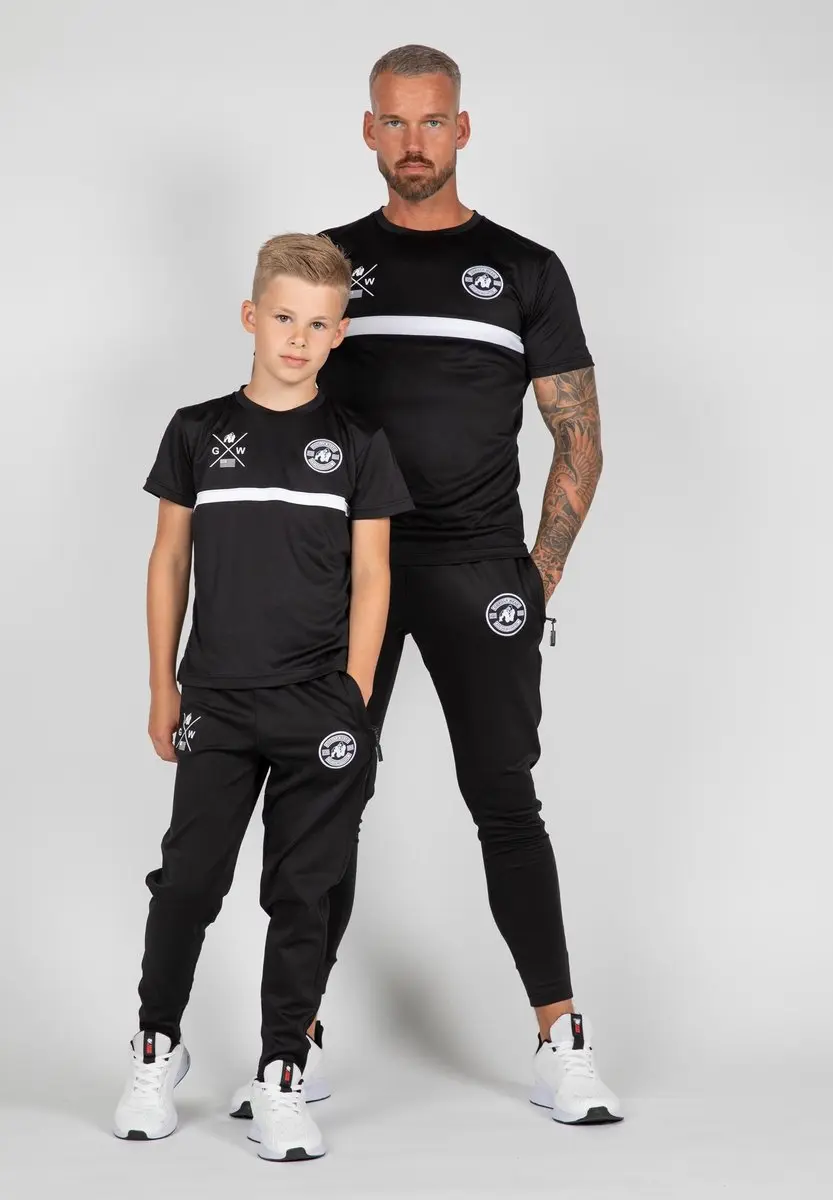 Gorilla Wear Vernon Kids T-shirt 140 - Zwart