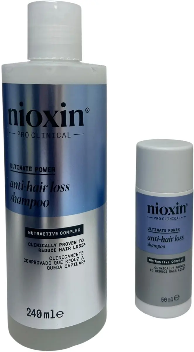Nioxin Anti-Hair Loss Shampoo 240ml + Reisverpakking 50ml - 290ml